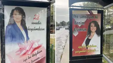 Eşinin Doğum Gününü Otobüs Duraklarında Kutladı!