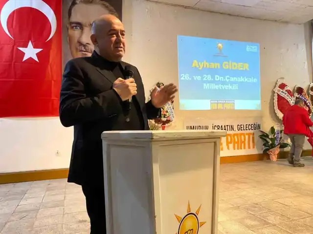 Milletvekili Gider'den Bakan'a Destek: 
